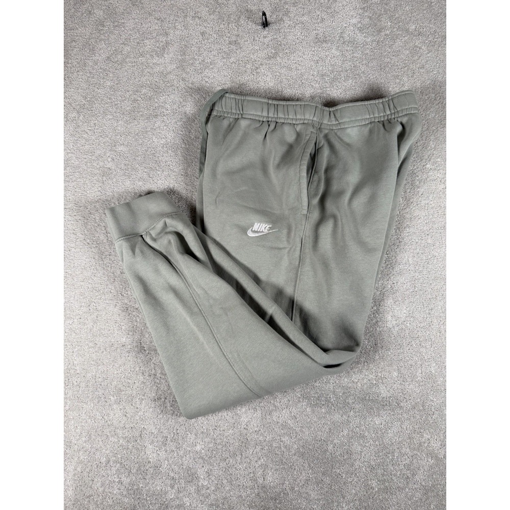 Nike Joggers Mens M Sage Green Sportswear Classic Sweatpants Pants Tapered NSW